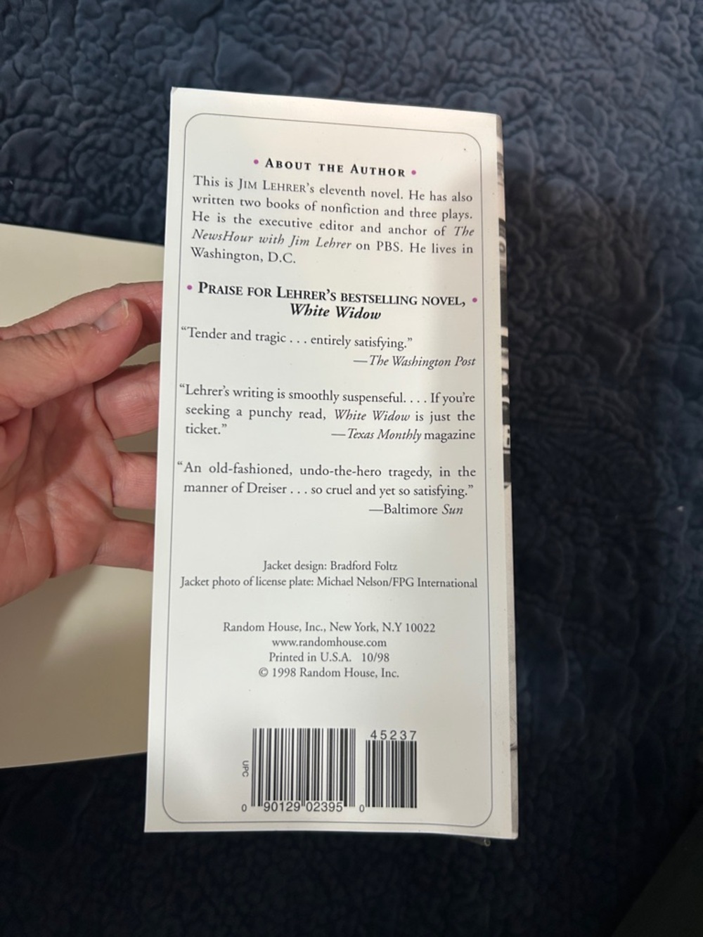 Purple Dots by Jim Lehrer - Hardcover Book - Picture 3 of 6